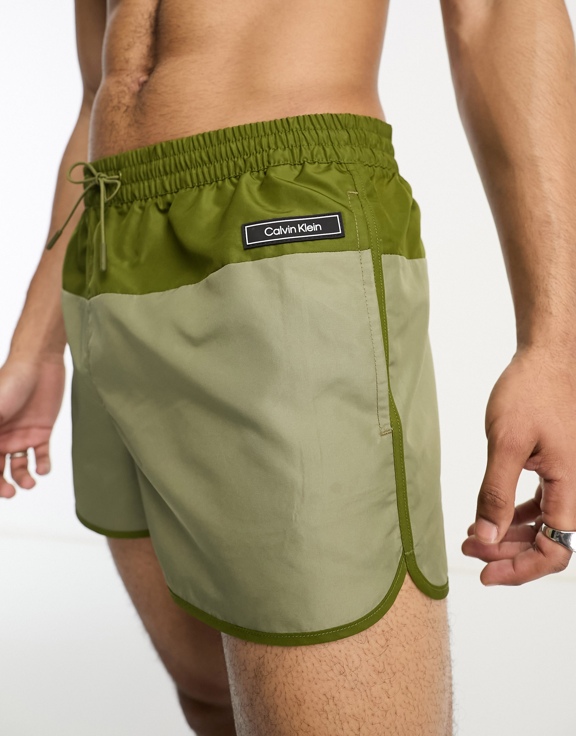 Green calvin 2025 klein shorts