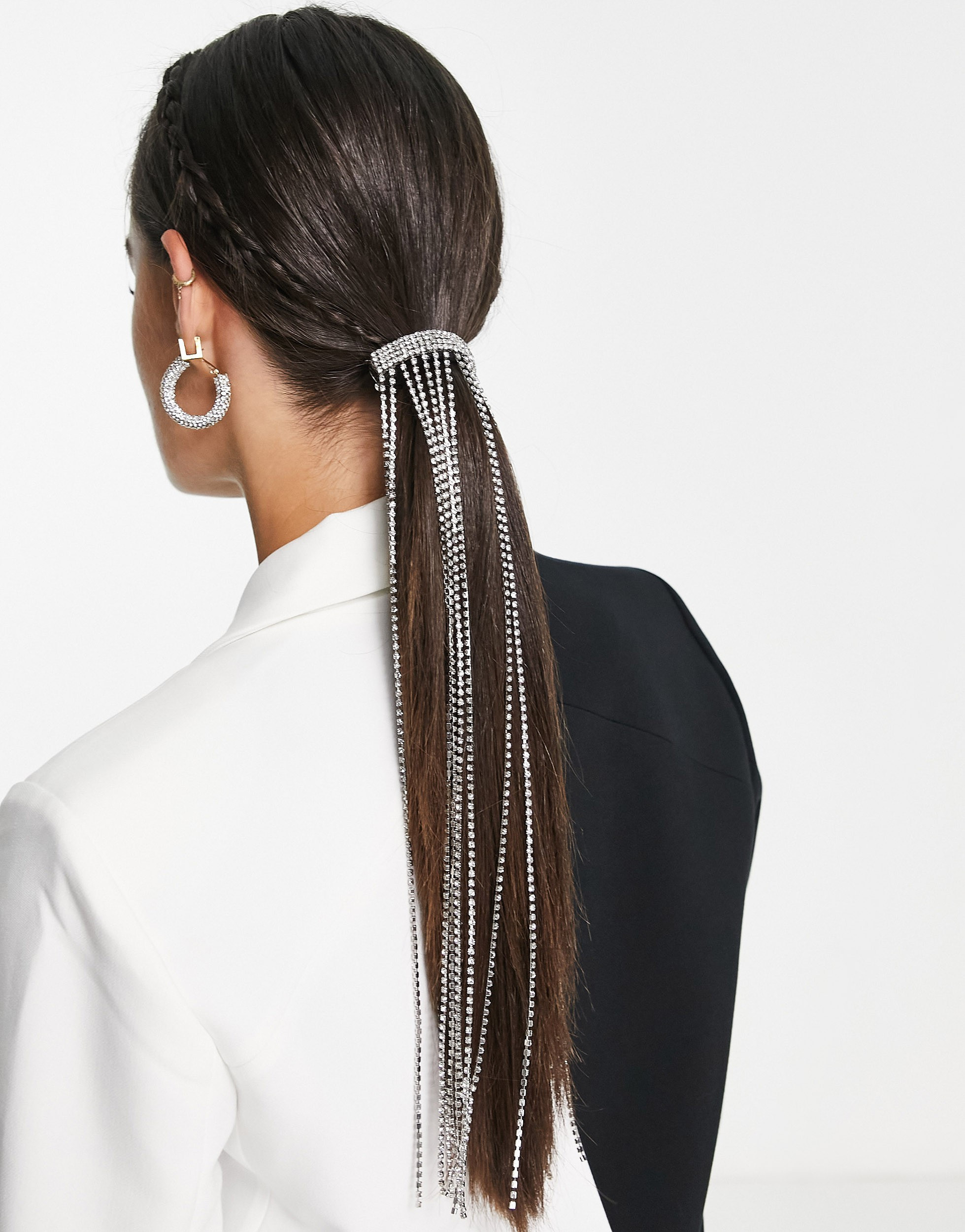 My Accessories London ponytail waterfall hair