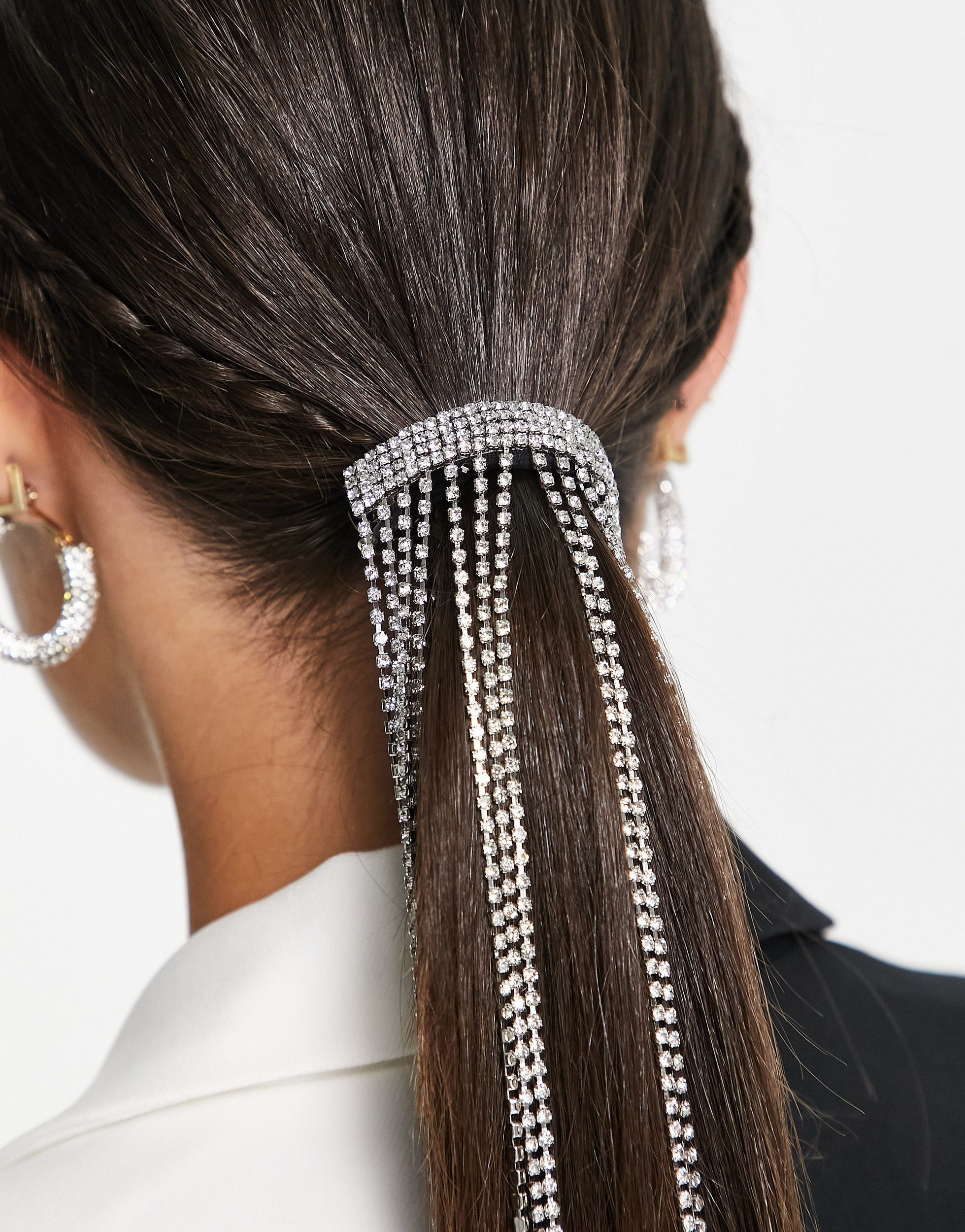 My Accessories London ponytail waterfall hair