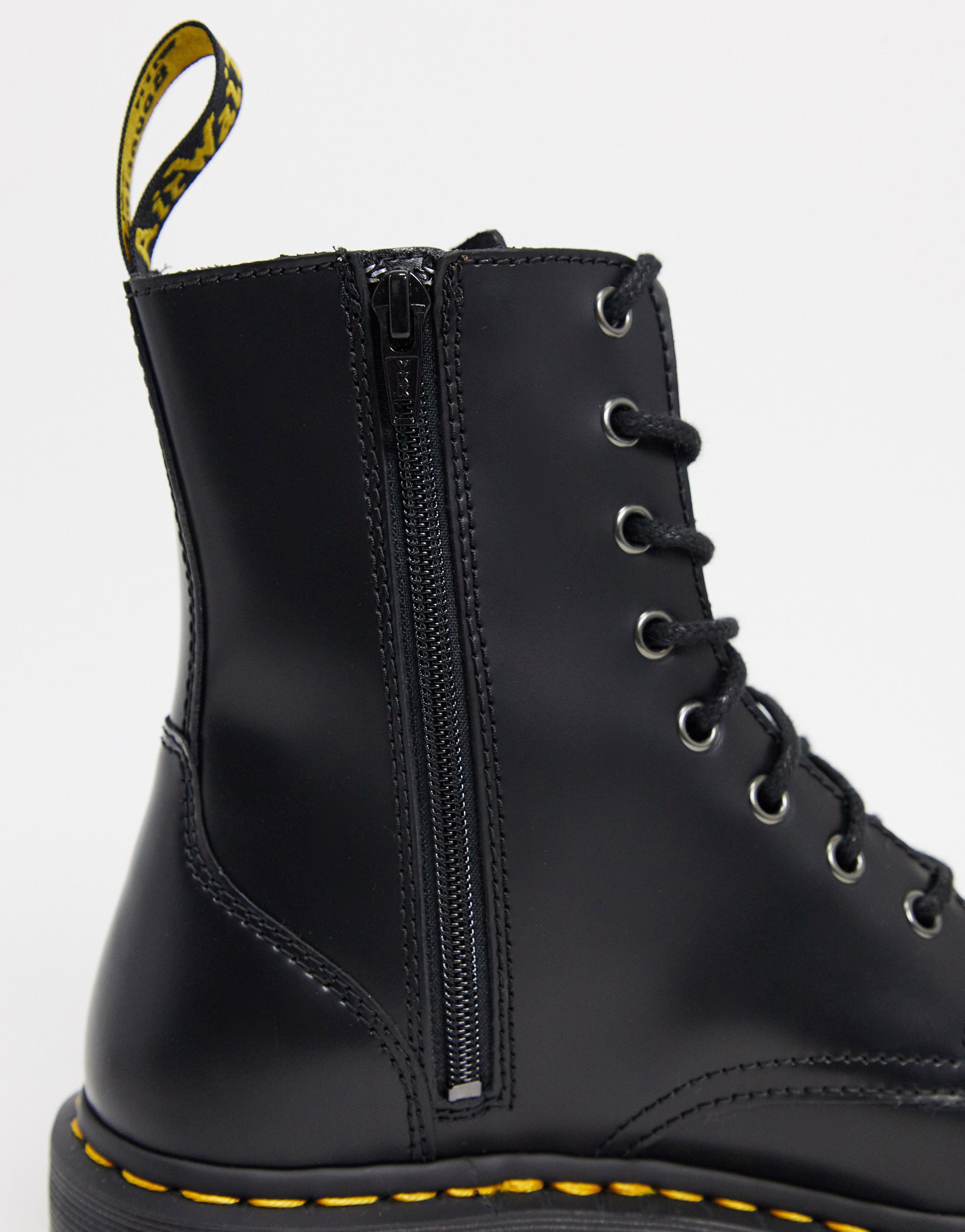 Black jadon store 8 eye boots