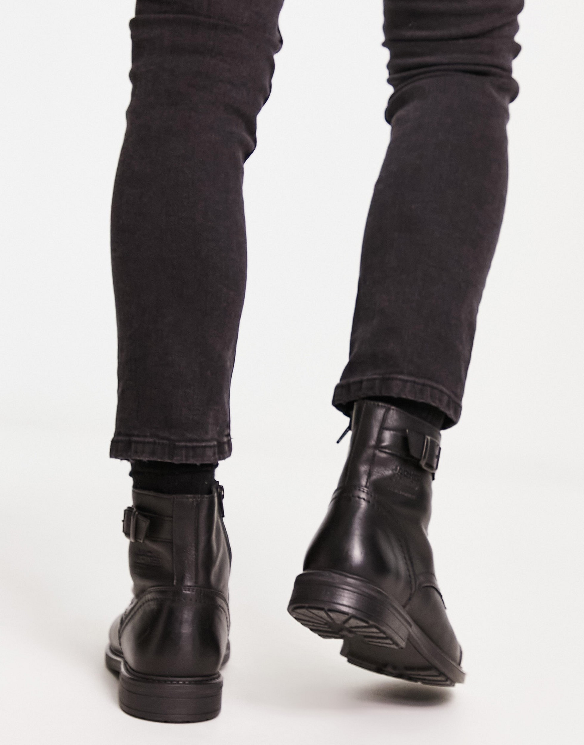 Jack and jones hot sale side zipper boots