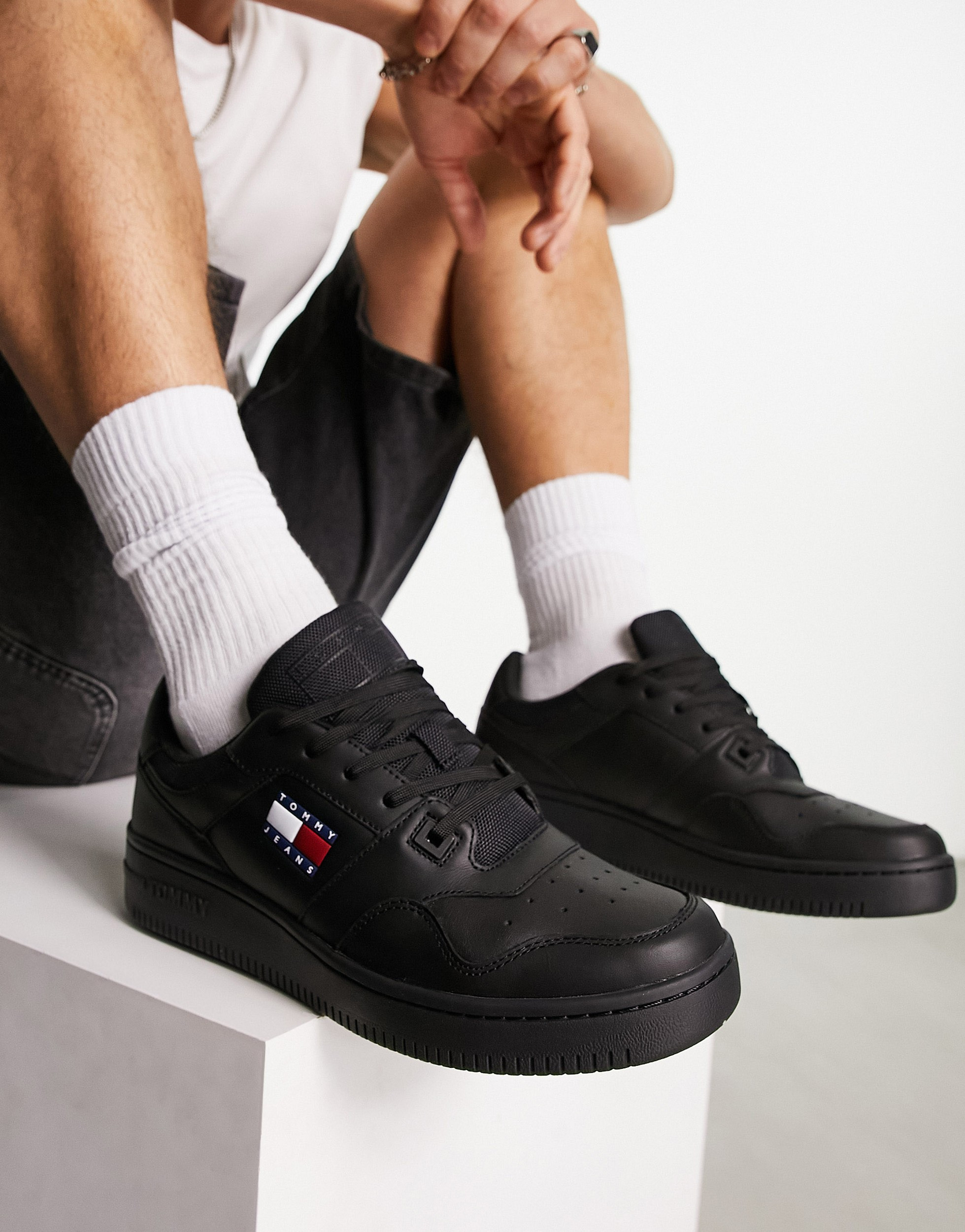 Tommy jeans retro sales flag sneaker