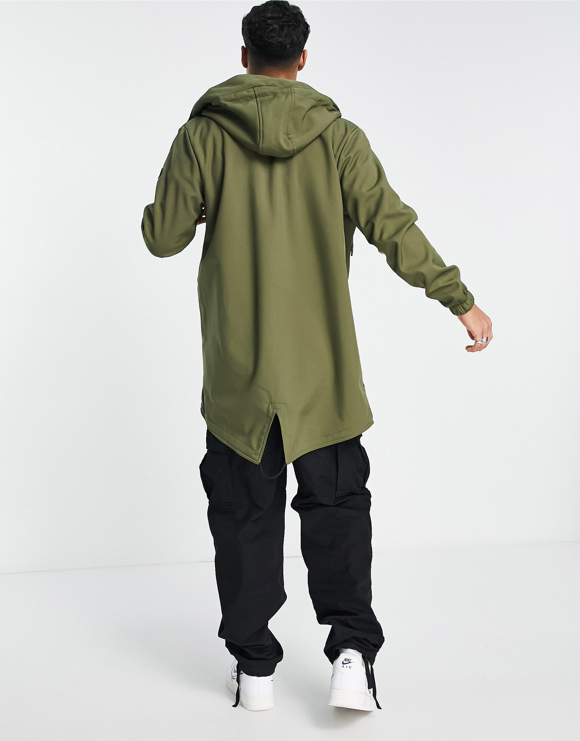 Green 2025 fishtail parka