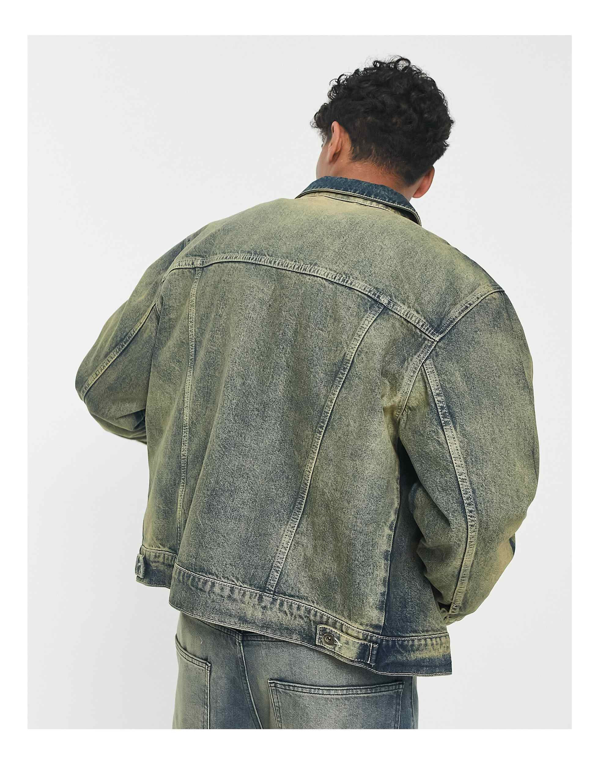 Collusion oversized denim on sale jacket