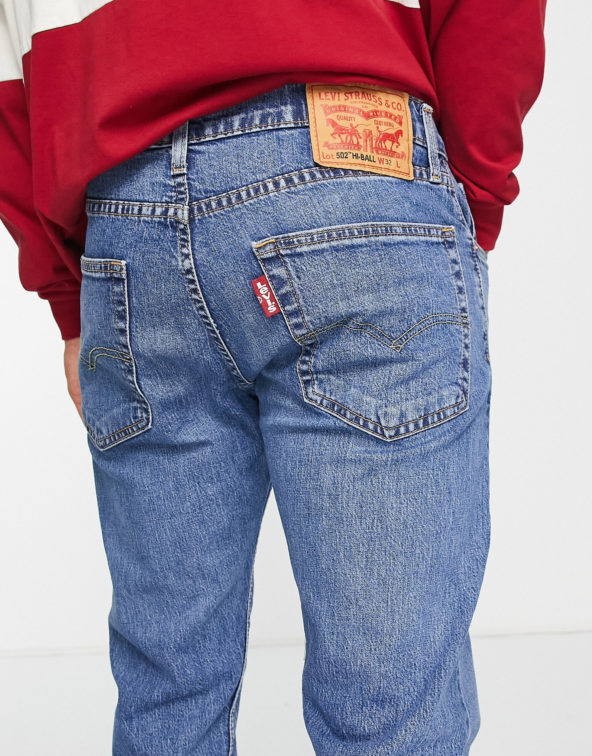 Levi's 502 hi hot sale ball roll